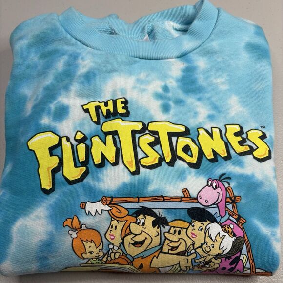 LOVE YOUR MELON x FRUITY PEBBLES  Flintstones Rare Tie Dye Sweatshirt Women's XS - Picture 10 of 10